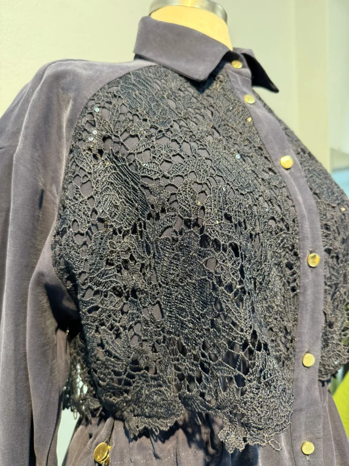 dantel-detayli-takim-lacivert-5 Dantel Detaylı Takım Lacivert - Entare Butik