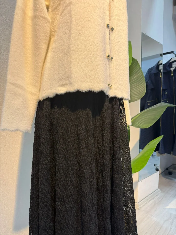 Dantel Etek Siyah - Entare Butik Dantel Etek Siyah - Entare Butik