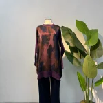 İpek Qupra Tunik Mürdüm - Entare Butik