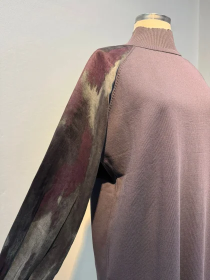 Merserize & Qupra Elbise Gri- Entare Butik