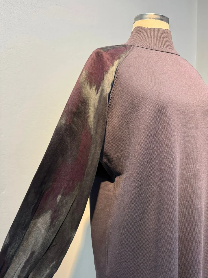 Merserize & Qupra Elbise Gri- Entare Butik