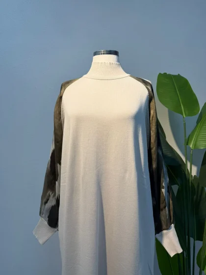 Merserize & Qupra Elbise Krem - Entare Butik