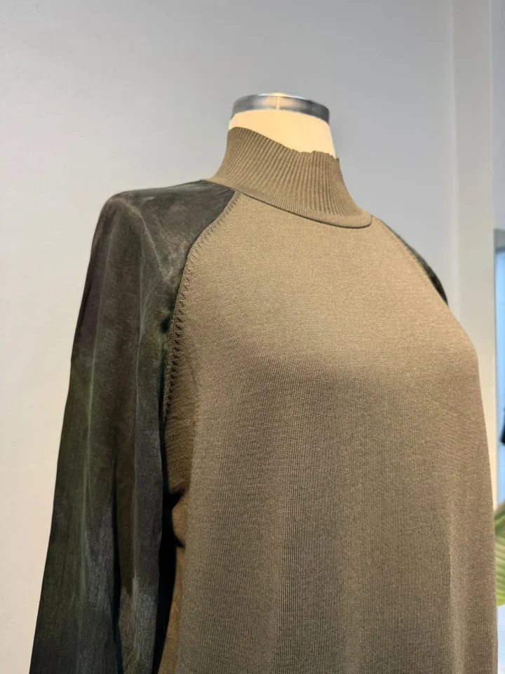 Merserize & Qupra Elbise Yeşil - Entare Butik