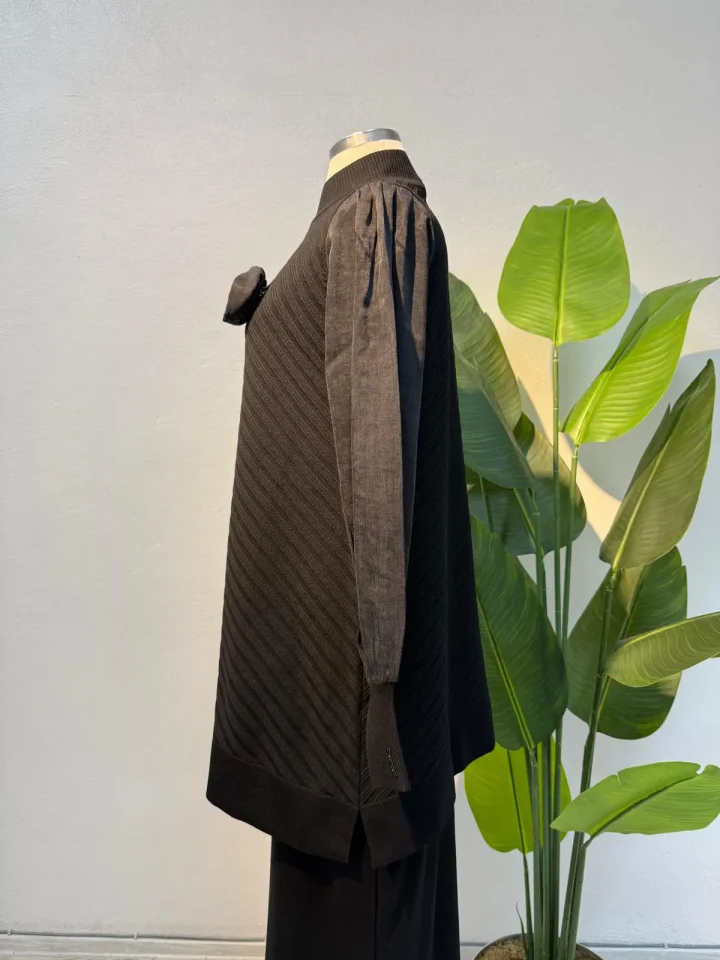 Merserize Tunik Siyah - Entare Butik