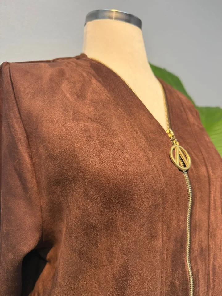 Süet Kap Kahverengi - Entare Butik