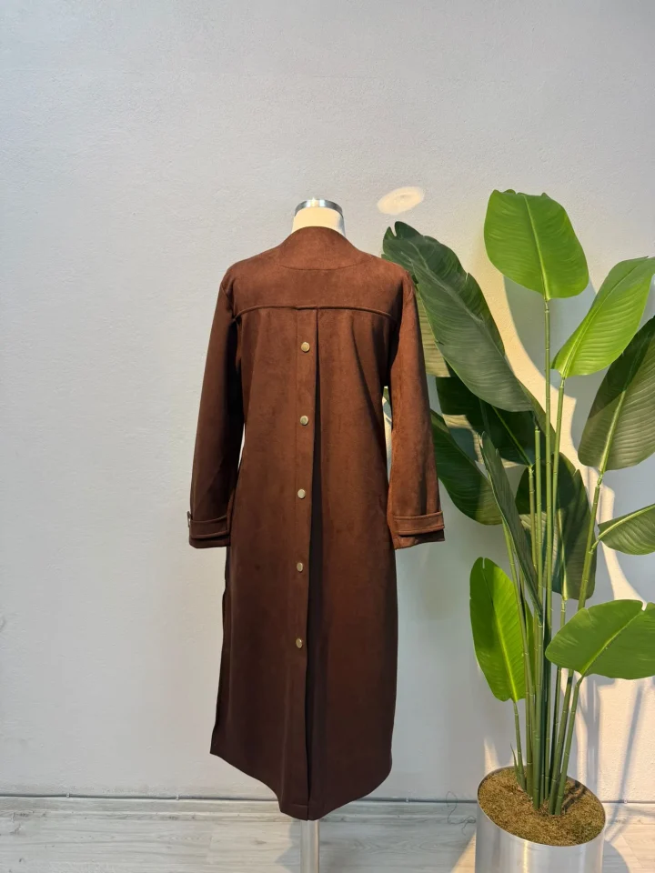 Süet Kap Kahverengi - Entare Butik