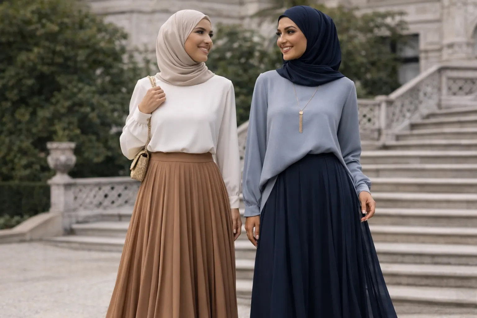 Tesettür Etek Modelleri ile Günlük ve Şık Kombinler - Entare Butik