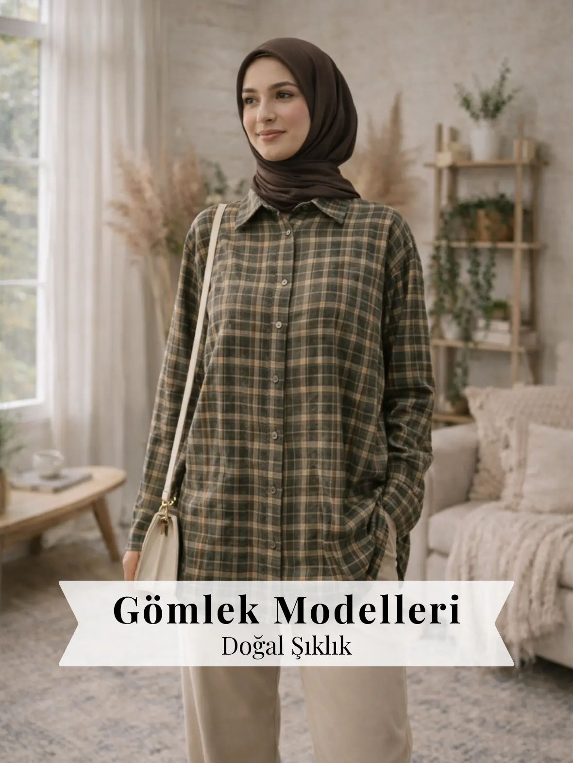 Tesettür Gömlek Kategorisi - Entare Butik