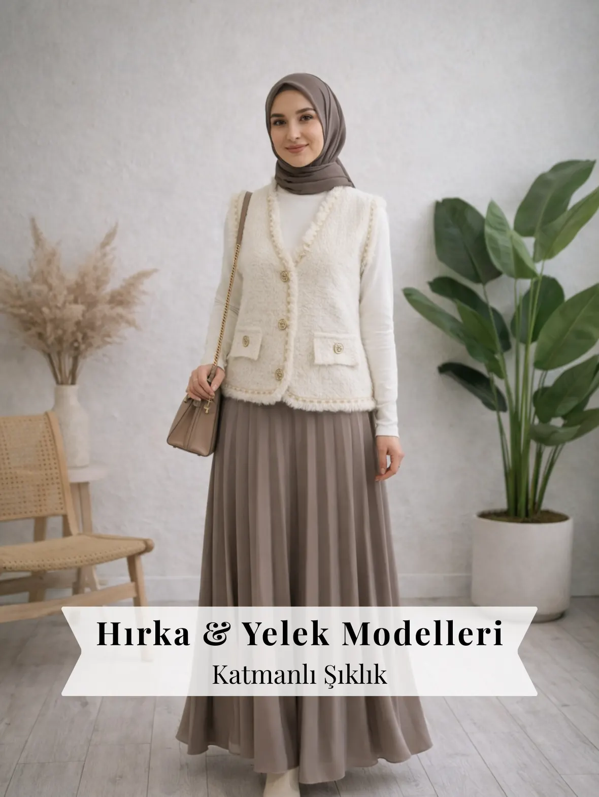 Tesettür Hırka ve Yelek Modelleri - Entare Butik