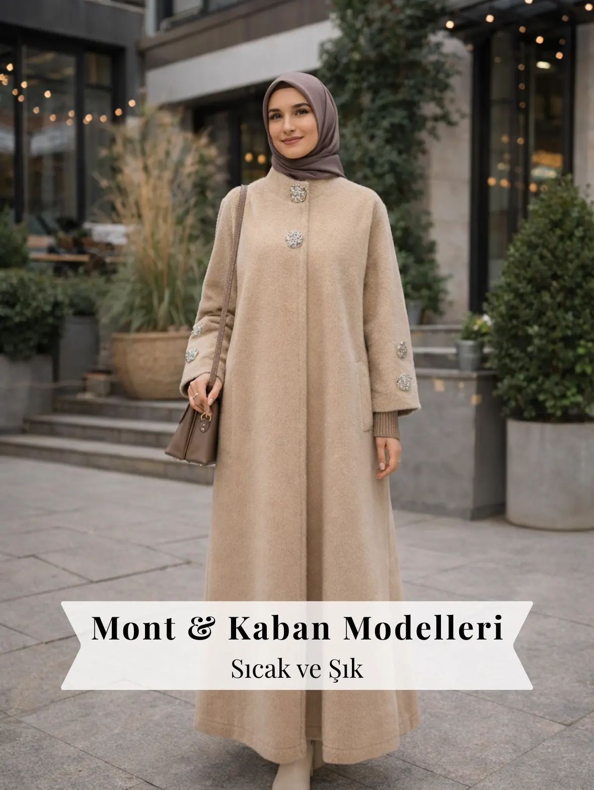 Tesettür Mont ve Kaban Modelleri - Entare Butik