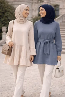 Tesettür Tunik Modelleri ile Günlük Şıklık ve Rahatlık - Entare Butik