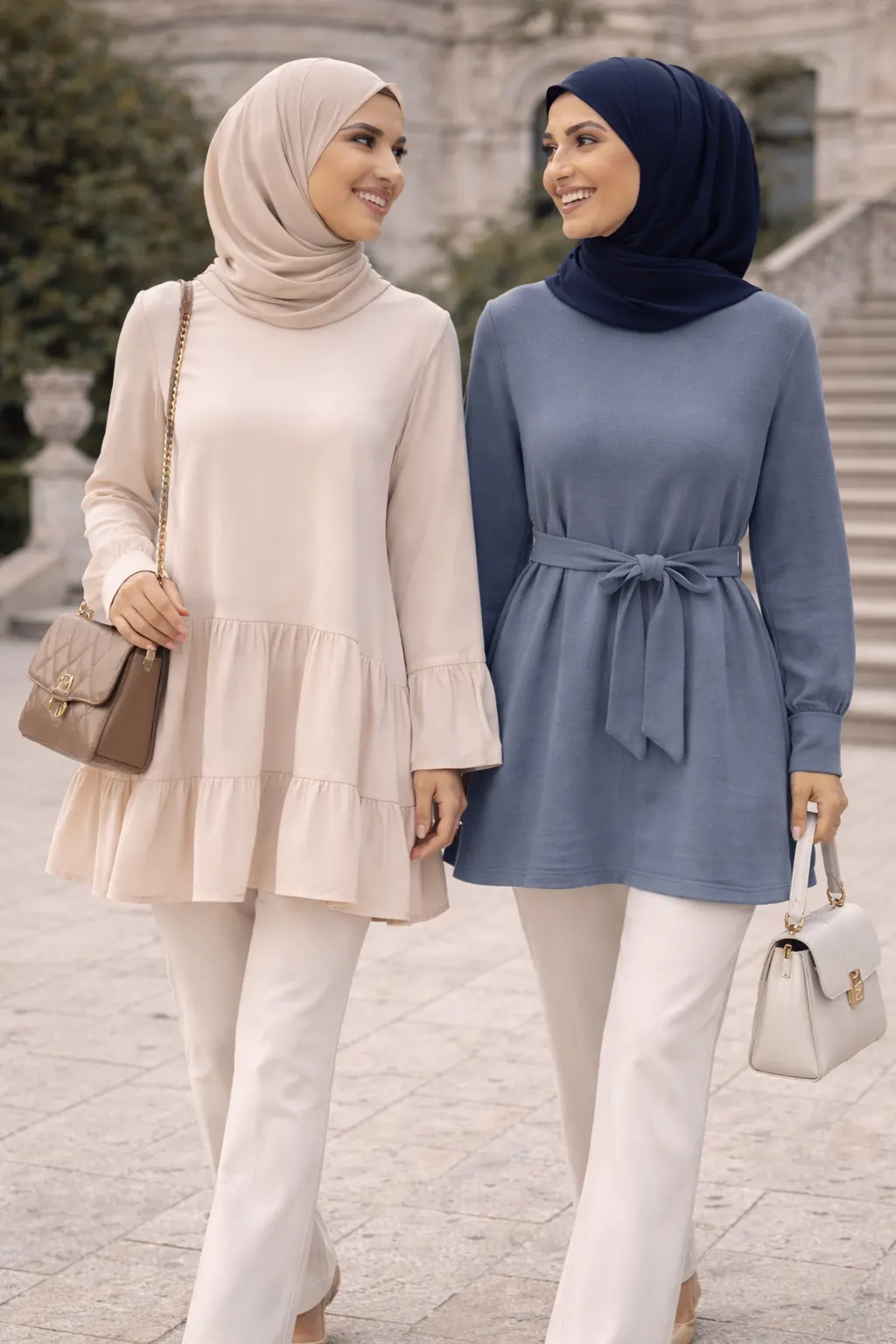 Tesettür Tunik Modelleri ile Günlük Şıklık ve Rahatlık - Entare Butik