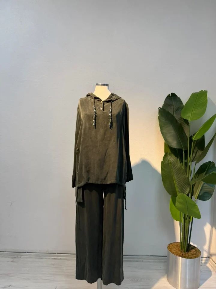 Şık Spor Qupra Takım Haki - Entare Butik