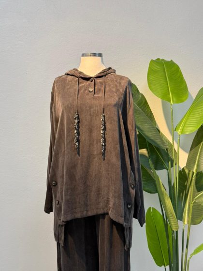 Şık Spor Qupra Takım Kahve - Entare Butik