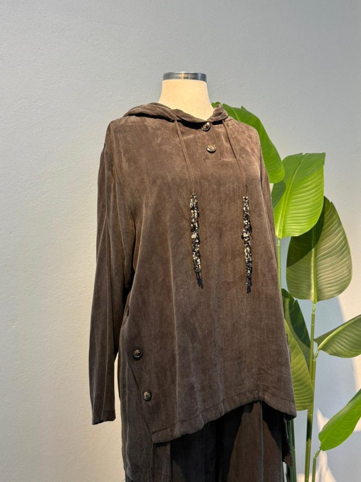 Şık Spor Qupra Takım Kahve - Entare Butik Şık Spor Qupra Takım Kahve - Entare Butik