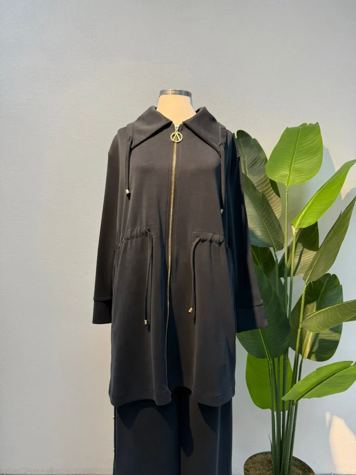 Zımba Detay Takım Antrasit - Entare Butik