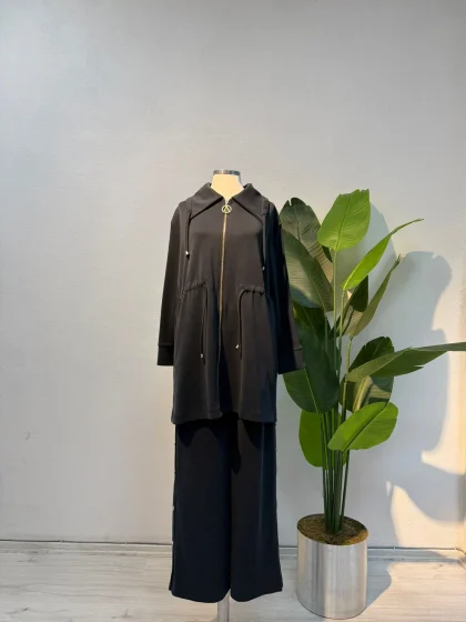 Zımba Detay Takım Antrasit - Entare Butik