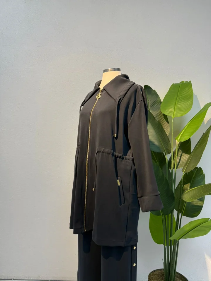 Zımba Detay Takım Antrasit - Entare Butik