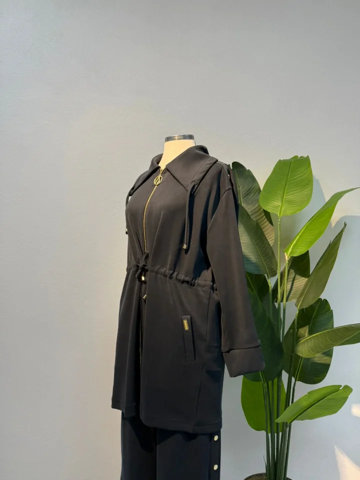 Zımba Detay Takım Antrasit - Entare Butik