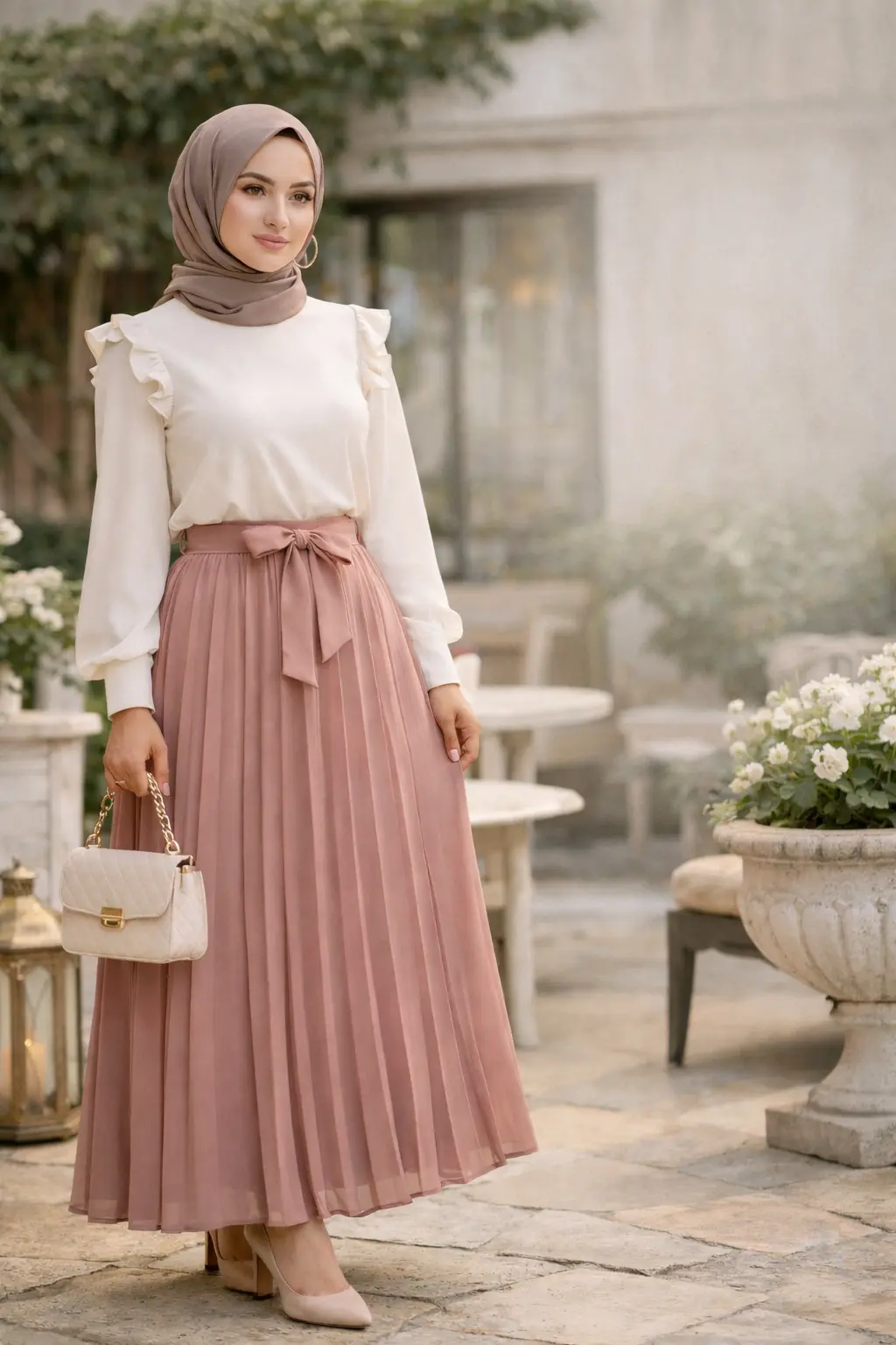 Tesettür Etek Modelleri ile Günlük ve Zarif Kombinler - Entare Butik