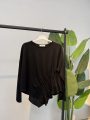 Kristal Pileli Sweet – Siyah-Entare Butik