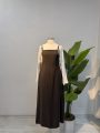 Tensel Kumaş Jile Elbise – Haki-Entare Butik