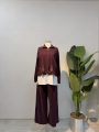 3’lü Pantolonlu Ceketli Takım – Mürdüm Entare Butik
